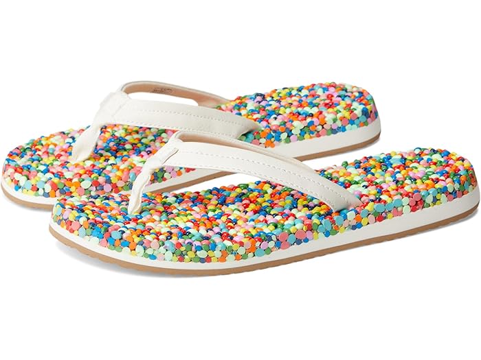 (取寄) サヌーク レディース Sanuk women Bubblecush Rainbow Confetti