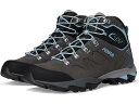 (取寄) アゾロ レディース アカディア ミッド Lth Gtx Asolo women Acadia Mid Lth GTX Graphite/Sky Blu...