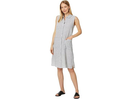 (取寄) アイリーン フィッシャー レディース クラシック カラー ドレス Eileen Fisher women Classic Collar Dress White Black (取寄) アイリーン フィッシャー レディース クラシック カラー ドレス Eileen Fisher women Classic Collar Dress White Black