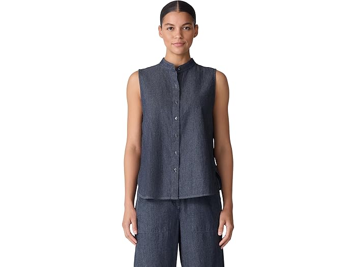 エイリーンフィッシャー レディース シャツ トップス Bateau Neck Box Top