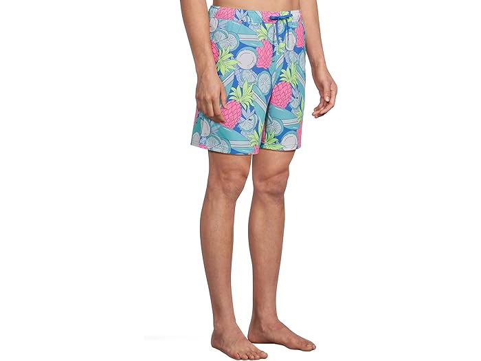 (取寄) ヴィンヤードヴァインズ メンズ 7 プリンテッド チャッピー トランクス Vineyard Vines men 7" Printed Chappy Trunks Surfchappy Tide Blue