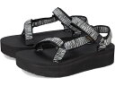 (取寄) テバ レディース フラットフォーム Teva women Flatform Digit Black/White
