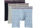 (取寄) トミーヒルフィガー メンズ コットン ストレッチ ボクサー ブリーフ 3-パック Tommy Hilfiger men Cotton Stretch ...