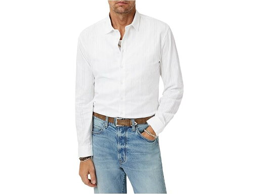 (取寄) ジョン バルベイトス メンズ ローマン シャツ John Varvatos men Roman Shirt W989F25 White (取寄) ジョン バルベイトス メンズ ローマン シャツ John Varvatos men Roman Shirt W989F25 White