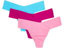 (取寄) ハンキー パンキー レディース ブレスソフト ナチュラル ライズ 3-パック トング Hanky Panky women BreatheSoft Na...