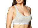 (取寄) カルバンクライン レディース カルーセル ロゴ ブラレット Calvin Klein women Carousel Logo Bralette Heather Grey(4)