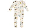 (取寄) キッキー パンツ キッズ キッズ プリント フッティー ウィズ 2 ウェイ ジッパー (インファント) Kickee Pants Kids kids Print Footie with 2 Way Zipper (Infant) Natural Animal Parade