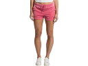 (取寄) ジューシークチュール レディース ベロア ジューシー ショーツ ウィズ バック ブリング Juicy Couture women Velour Juicy Shorts With Back Bling Pink Lemonade(4)
