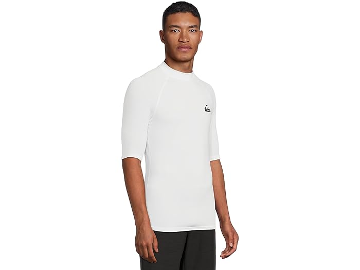(取寄) クイックシルバー メンズ エブリデイ UPF50 ショーツ スリーブ サーフ ティー Quiksilver men Everyday Upf50 Shorts Sleeve Surf Tee White