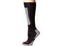 (取寄) ホットチリ レディース プレミアム ミッド ボリューム ソックス Hot Chillys women Premium Mid Volume Socks Black/Heather(4)