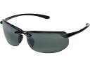 (取寄) マウイ ジム バニヤン Maui Jim Banyans Gloss Black/Neutral Grey Lens