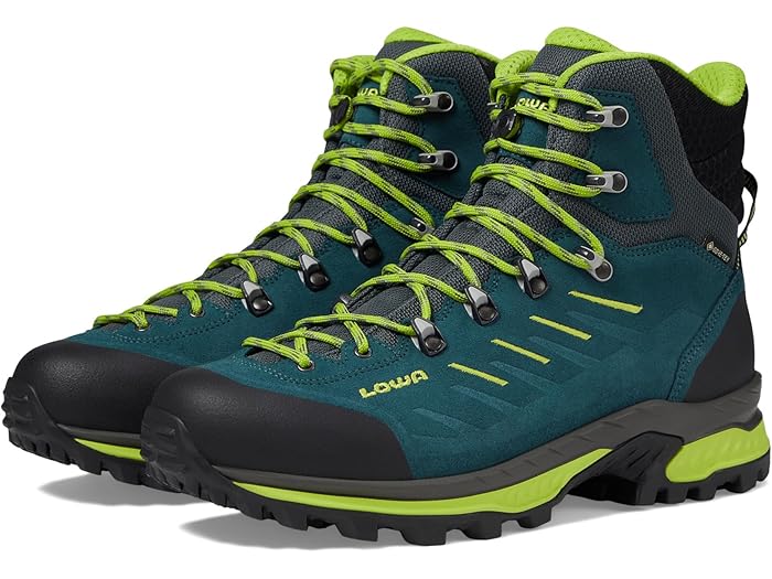 () С  ǥ Gtx ߥå Lowa men Randir GTX Mid Blue/Lime