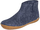 (取寄) グレーラップ ウール ブーツ ラバー アウトソール Glerups Wool Boot Rubber Outsole Denim/Honey Rubber