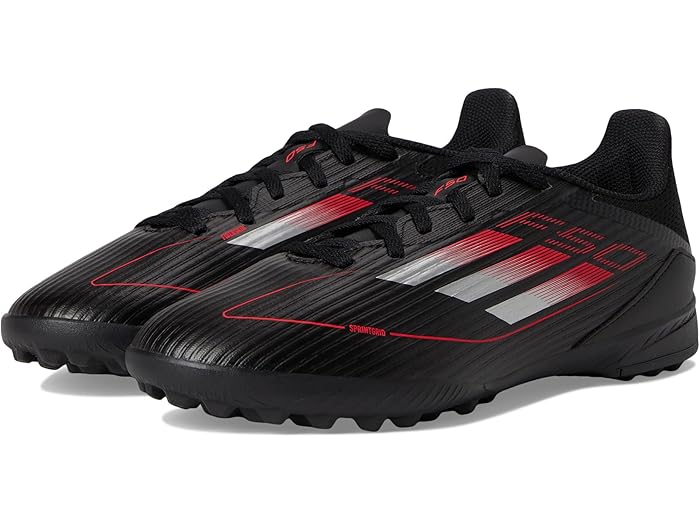 (取寄) アディダス キッズ キッズ リーグ ターフ サッカー クリーツ (リトル キッド/ビッグ キッド) adidas Kids kids F50 League Turf Soccer Cleats (Little Kid/Big Kid) Black/Iron Metallic/Lucid Red