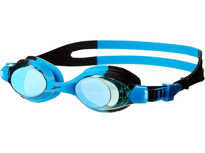 () ԡ 륺 ߥ顼 Speedo Skoogles Mirrored Black Blue/Jade/Emerald...