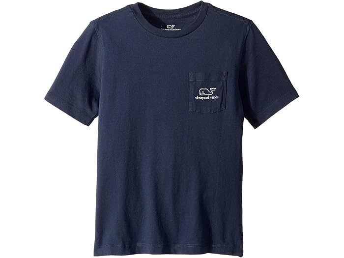 (取寄) ヴィンヤードヴァインズ キッズ ボーイズ ショート スリーブ ビンテージ ホエール ポケット Tシャツ (トドラー/リトル キッズ/ビッグ キッズ) Vineyard Vines Kids boys Short Sleeve Vintage Whale Pocket T-Shirt (Toddler/Little Kids/Big Kids) Blue Blazer