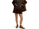 (取寄) フリーピープル レディース ワン サード チャーム ミニ スカート Free People women One Third Charm Mini Skirt French Chocolate