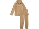 (取寄) アンダーアーマー キッズ ボーイズ ライバル ポ ブーディ セット (リトル キッズ/ビッグ キッズ) Under Armour Kids boys Rival PO Hoodie Set (Little Kids/Big Kids) Camel