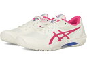 (取寄) アシックス レディース ゲーム FF テニス シューズ ASICS women Game FF Tennis Shoes Cream/Bright R...