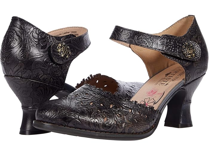 (取寄) ラルティストバイスプリングステップ レディース ビジョナリー L'Artiste by Spring Step women Visionary Black Leather