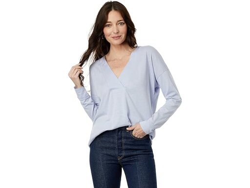 (取寄) リラ P レディース テーパード トリム V-ネック Lilla P women Tapered Trim V-Neck Glacier (取寄) リラ P レディース テーパード トリム V-ネック Lilla P women Tapered Trim V-Neck Glacier