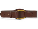 (取寄) ローレン ラルフローレン レディース ワイド リング エクエストリアン-ベルト-ワイド Lauren Ralph Lauren women Wide Ring Equestrian-Belt-Wide Dark Mahogany