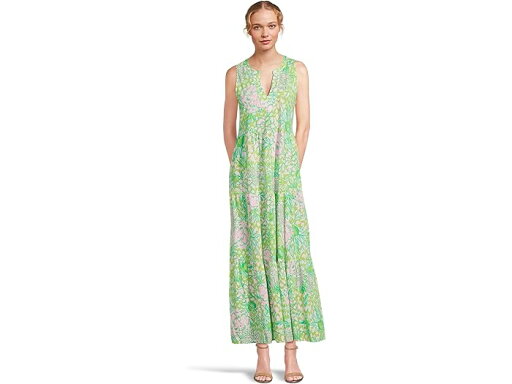 (取寄) リリー ピュリッツァー レディース シドニー マキシ ドレス Lilly Pulitzer women Sydnee Maxi Dress Fauna Green Lime Feeling Good (取寄) リリー ピュリッツァー レディース シドニー マキシ ドレス Lilly Pulitzer women Sydnee Maxi Dress Fauna Green Lime Feeling Good
