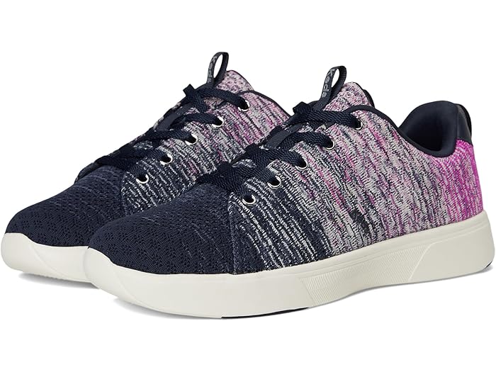 () å ˡ ǥ ֥ꥹ  졼-å Keds women Bliss Walk Lace-Up Navy/Fuchsia Engineered Knit