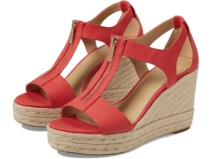 () ޥ륳 ǥ С졼 ߥå å MICHAEL Michael Kors women Berkley Mid Wedge Spiced Coral