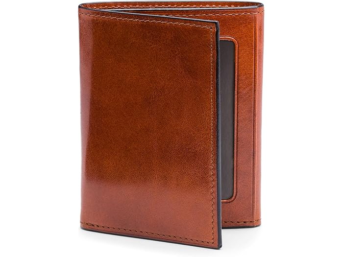 (取寄) ボスカ メンズ オールド レザー コレクション - ダブル I.D. トリフォールド Bosca men Old Leather Collection - Double I.D. Trifold Amber