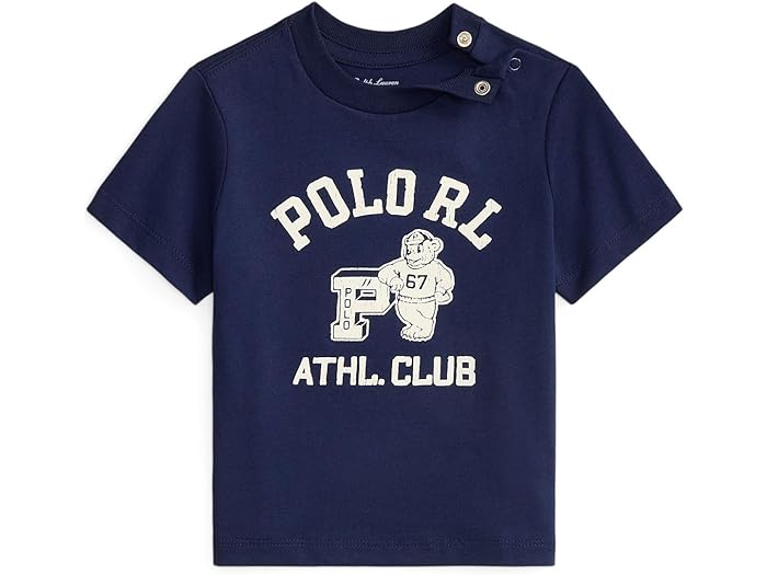 (取寄) ラルフローレン キッズ ボーイズ ロゴ コットン ジャージ ティー (インファント) Polo Ralph Lauren Kids boys Logo Cotton Jer..