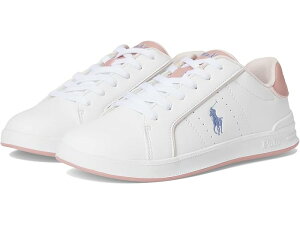 (取寄) ラルフローレン キッズ キッズ ヘリテージ コート 3 (ビッグ キッド) Polo Ralph Lauren Kids kids Heritage Court III (Big Kid) White/Pink