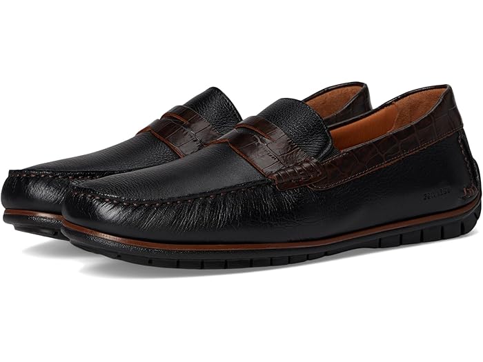 (取寄) ジョンストン&マーフィー メンズ コート 2.0 ペニー Johnston & Murphy men Cort 2.0 Penny Black Ful...