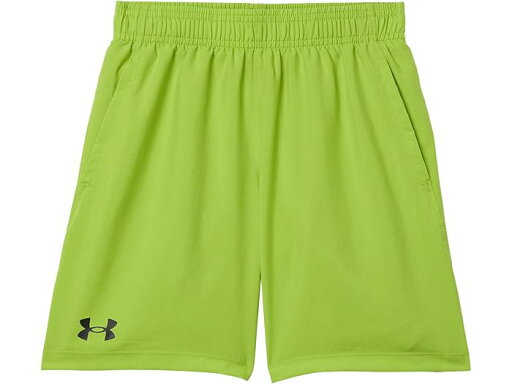 (取寄) アンダーアーマー キッズ メンズ ウーブン ショーツ (ビッグ キッド) Under Armour Kids men Woven Shorts (Big Kid) Green Vibe/Black (取寄) アンダーアーマー キッズ メンズ ウーブン ショーツ (ビッグ キッド) Under Armour Kids men Woven Shorts (Big Kid) Green Vibe/Black