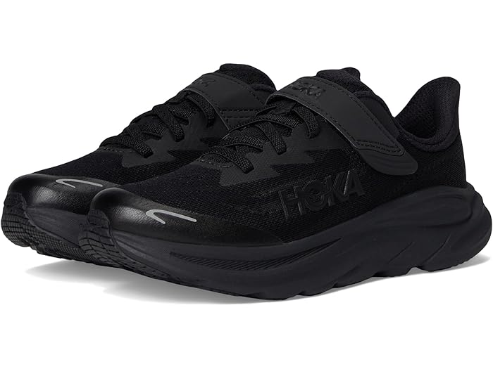 (取寄) ホカキッズ キッズ クリフトン 10 (リトル キッド) Hoka Kids kids Clifton 10 (Little Kid) Black/Black