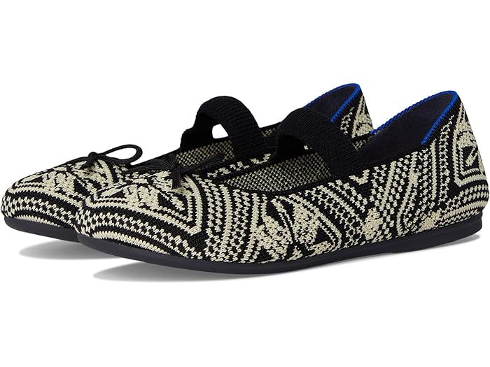 (取寄) ガールズ ザ キッズ ボウ メアリー ジーン (トドラー/リトル キッド/ビッグ キッド) Rothy's Kids girls The Kids Bow Mary Jane (Toddler/Little Kid/Big Kid) Black Mosaic