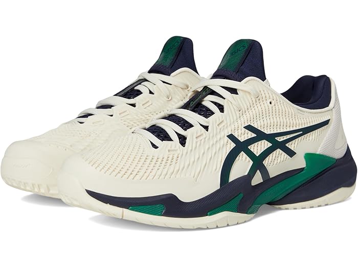 () å   FF 3 ASICS men Court FF 3 Cream/Jasper Green