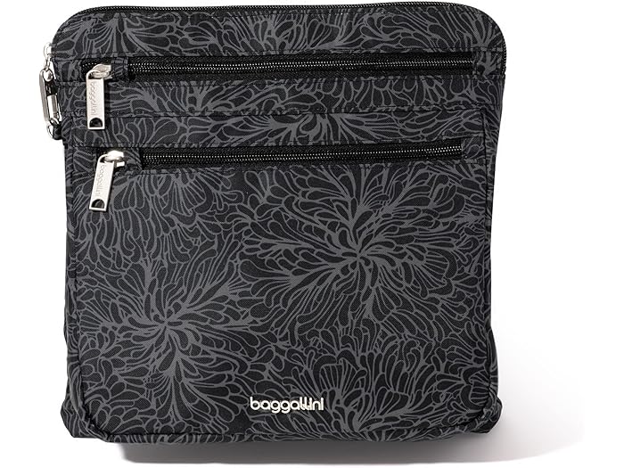 (取寄) バッガリーニ レディース セキュルテックス アンチ-シーフ ラージ クロスボディ Baggallini women Securtex Anti-Theft Large Crossbody Midnight Blossom Print