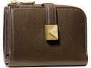 (取寄) ケイトスペード レディース トライベッカ ペブルド レザー スモール コンパクト ウォレット Kate Spade New York women Tribeca Pebbled Leather Small Compact Wallet Burnt Sage(4)