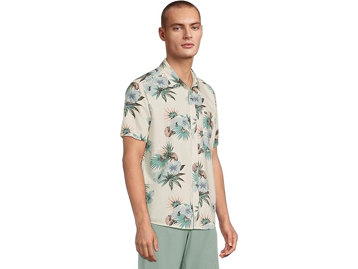 (取寄) ルーカ メンズ ボタニカル ショート スリーブ RVCA men Botanical Short Sleeve Light Khaki