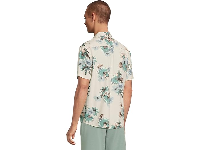 (取寄) ルーカ メンズ ボタニカル ショート スリーブ RVCA men Botanical Short Sleeve Light Khaki