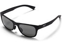 (取寄) マウイ ジム メンズ Maui Jim men Kapeau Matte Black/Neutral Grey Polarized(4)