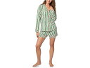 (取寄) ベッドヘッドパジャマズ レディース ロング スリーブ クラシック ストレッチ ショート Pj セット Bedhead PJs women Long S...
