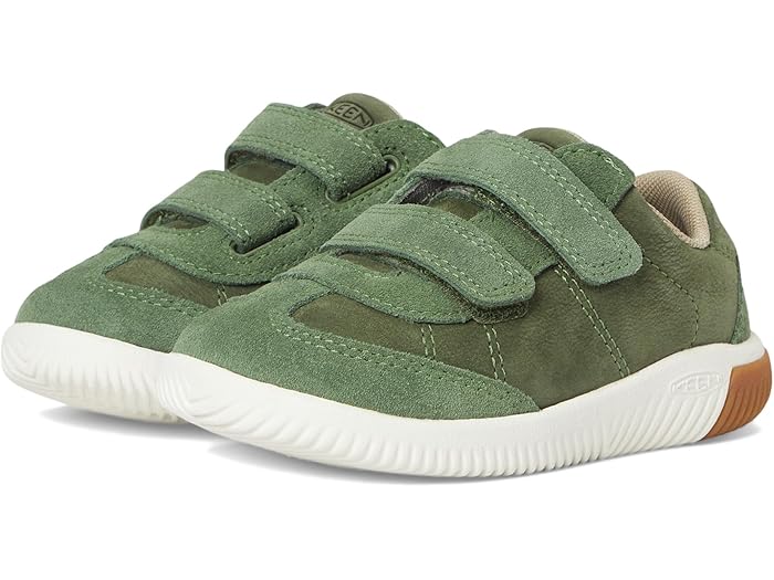 (取寄) キーン キッズ キッズ KNX T-トゥ ライトウェイト ダブル ストラップ ベアフット フィール スニーカー (トドラー/リトル キッド) KEEN Kids kids Knx T-toe Lightweight Double Strap Barefoot Feel Sneakers (toddler/Little Kid) Bronze Green/Star White