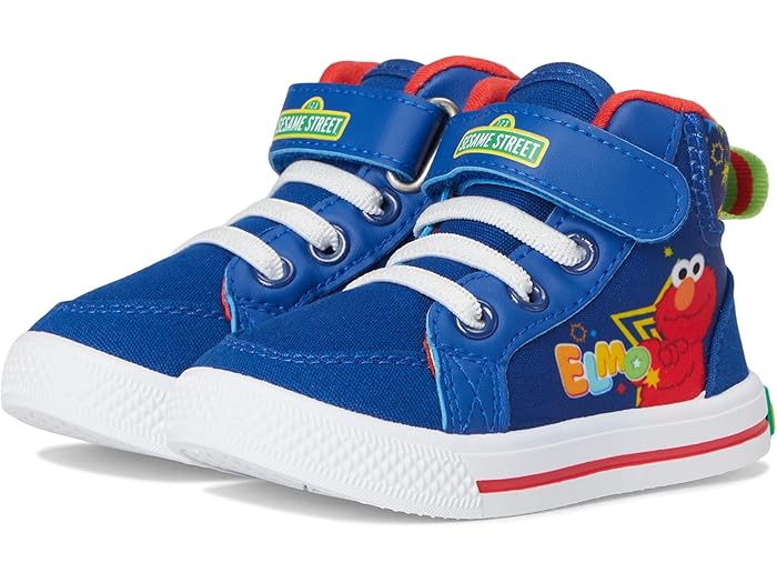 (取寄) ジョズモ キッズ セサミ ストリート エルモ ハイ トップ スニーカー (トドラー/リトル キッド) Josmo kids Sesame Street Elmo High Top Sneaker (Toddler/Little Kid) Blueのサムネイル