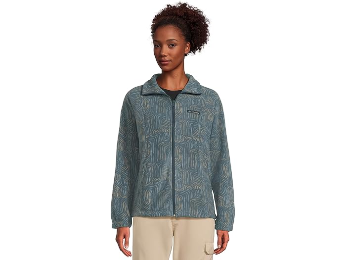 (取寄) コロンビア レディース ベントン スプリングス プリンテッド フル ジップ Columbia women Benton Springs Printed Full Zip Everblue Flowfalls