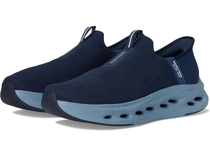 (取寄) スケッチャーズ メンズ ハンズ フリー スリップインズ マックス クッショニニグ グライド-ステップ スニーカー SKECHERS men Hands Free Slip-ins Max Cushioning Glide-step Sneaker Navy