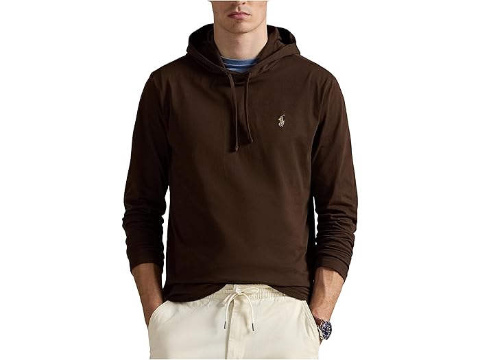 (取寄) ラルフローレン メンズ ジャージ フーデット T-シャツ Polo Ralph Lauren men Jersey Hooded T-Shirt Nutmeg Brown(4)