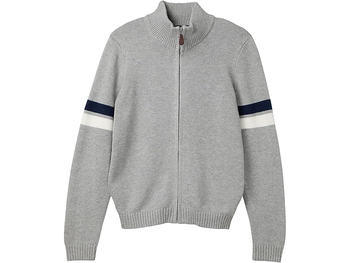 (取寄) ジャニー アンド ジャック ボーイズ フル ジップ セーター (トドラー/リトル キッズ/ビッグ キッズ) Janie and Jack boys Full Zip Sweater (Toddler/Little Kids/Big Kids) Gray(4)