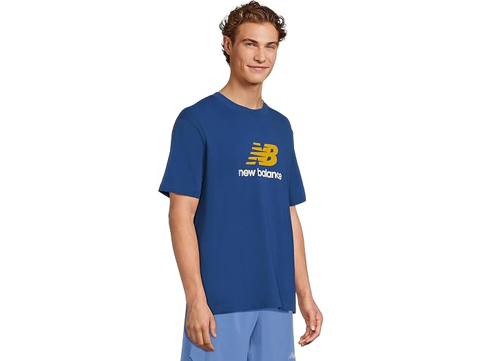 (取寄) ニューバランス メンズ アスレチックス ロゴ T-シャツ New Balance men Athletics Logo T-shirt Galaxy Blue